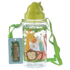 Zoo Duurzame BPA-vrij 450ml Kinder Waterfles Rietje Zoo Duurzame BPA-vrij 450ml Kinder Waterfles Rietje