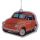 Sinaasappel - Retro Rood Fiat 500 Luchtverfrisser