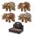Mini Glitter Geluk Olifant Wierookhouder