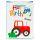 Happy Birthday Kleine Tractortjes  - Cadeautasje Medium