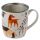 Barks Hond - Porselein Mok met Thee Infuser & Deksel