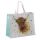 Jan Pashley Highland Coo Koe Duurzame Shopper Tas