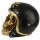 Goud Schedel in Motorhelm Woonaccessoire
