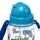 Ecozen Kinder Waterfles 450ml Flip Straw Kleine Tractors