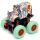 Graffiti Schoolbus 4x4 Roterende Stunt Monster Truck