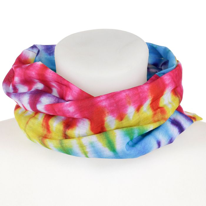 Regenboog Tie Dye Colsjaal Nekwarmer Snood