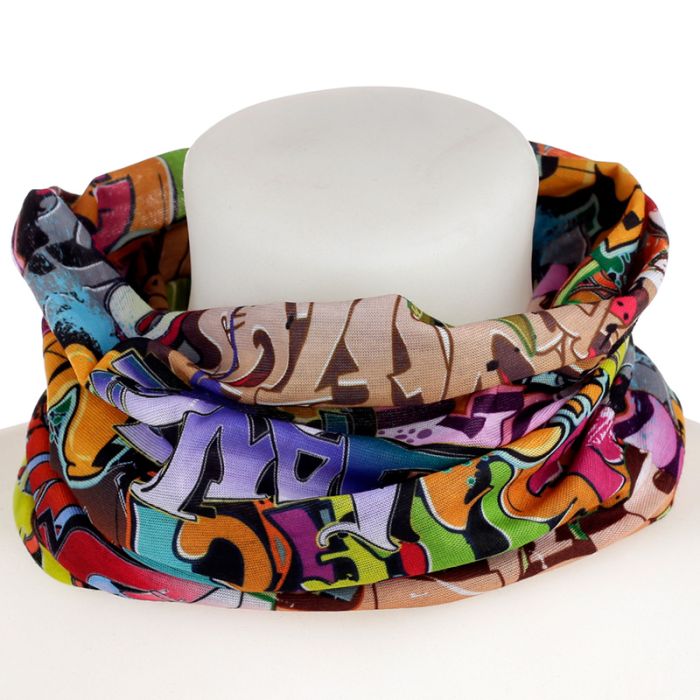 Straat Grafitti Colsjaal Nekwarmer Snood