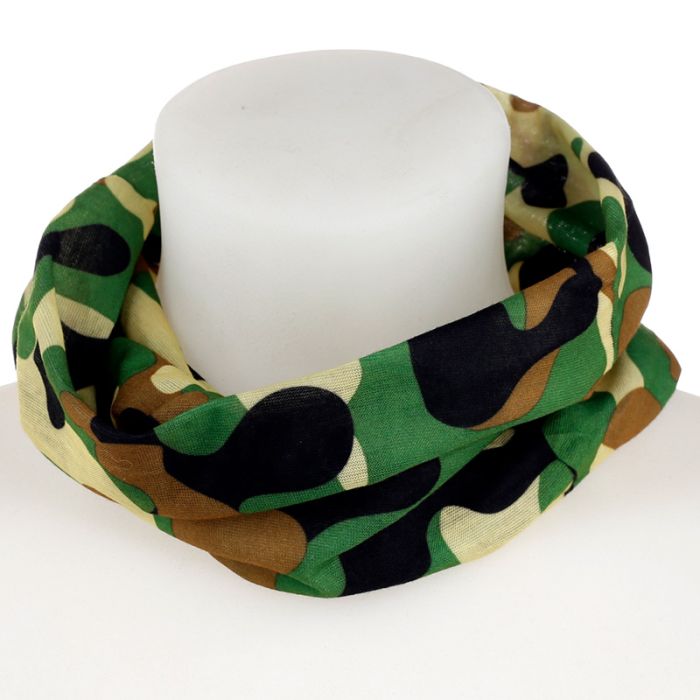 Camouflage Colsjaal Nekwarmer Snood