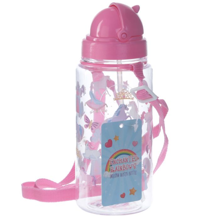 Eenhoorn Duurzame BPA-vrij 450ml  Kinder Waterfles Rietje
