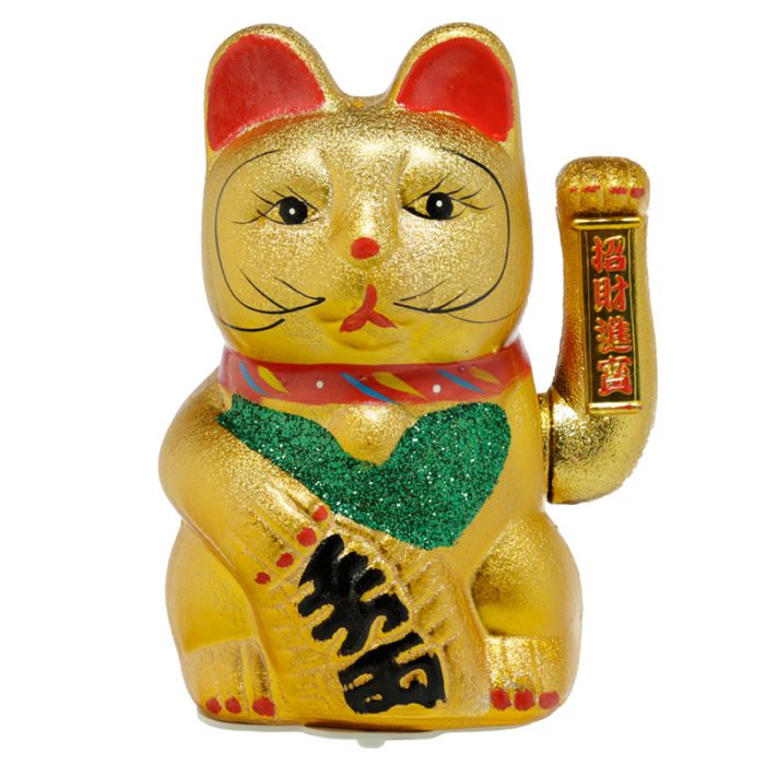 Ogen Open 21cm Maneki Neko Gelukskat