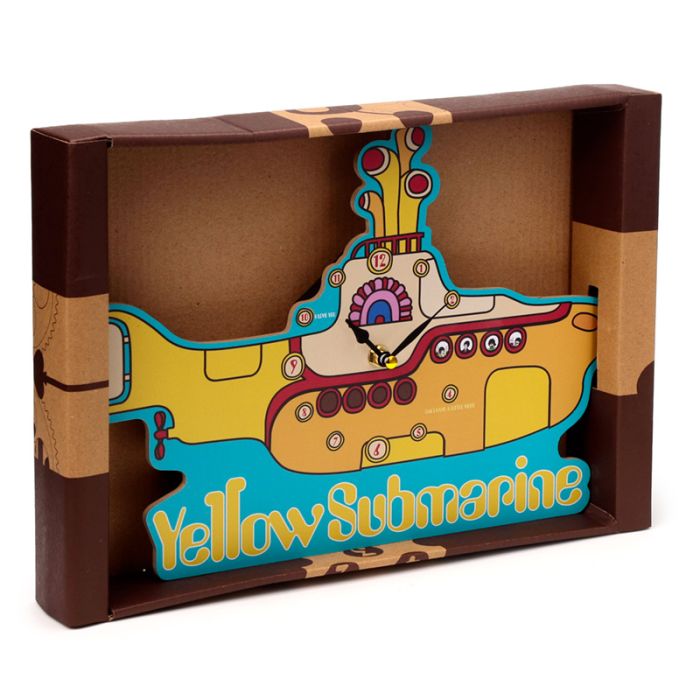Beatles Yellow Submarine Design Gelicentieerde Bedrukte Klok