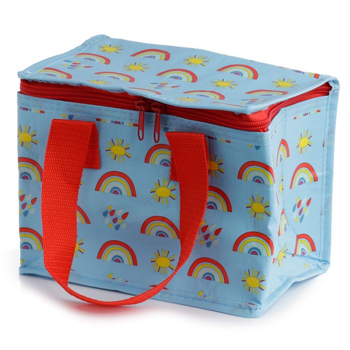 Regenboog Gerecycled plastic fles RPET Lunchtasje