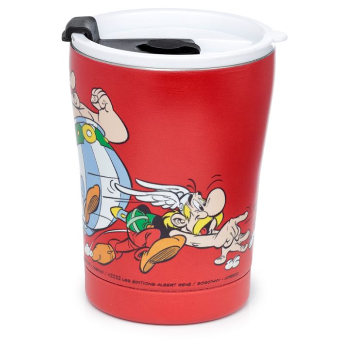 Asterix & Obelix Rood RVS Heet & Koud Thermosbeker 300ml