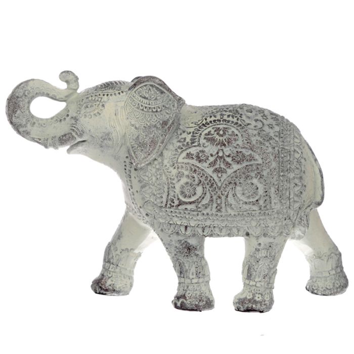 Geborsteld Wit Thaise Olifant - Medium