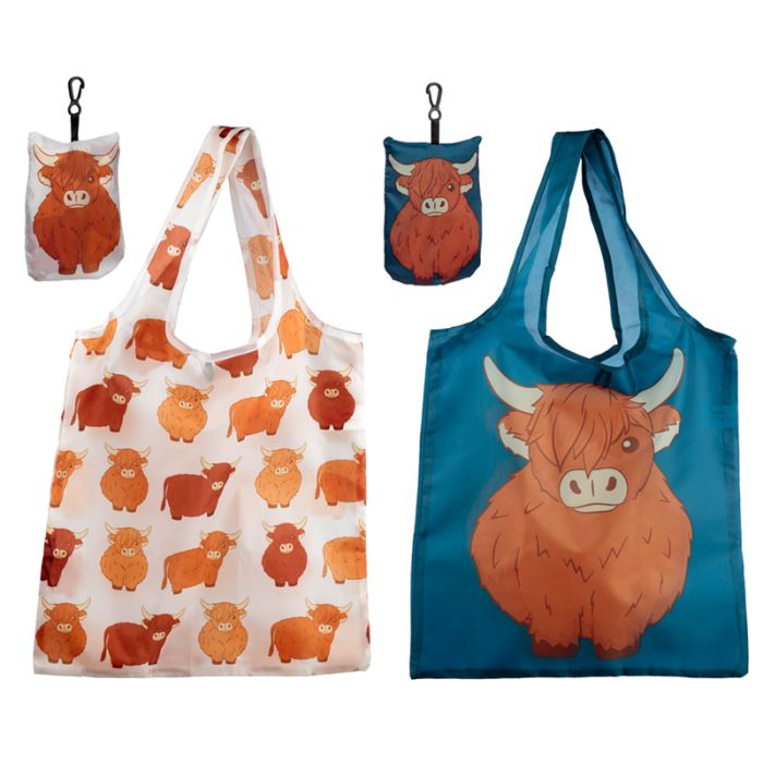 Opvouwbare Tas - Highland Coo Koe