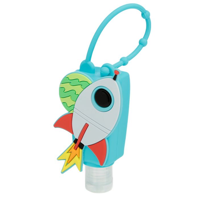 Desinfecterende Handgel met Astronaut Raket Siliconen Hoes