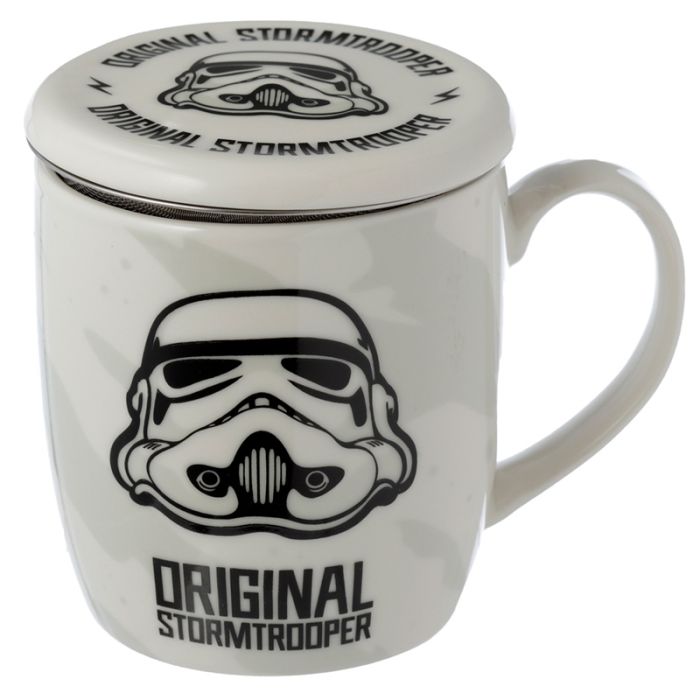 The Original Stormtrooper - Porselein Mok met Thee Infuser & Deksel