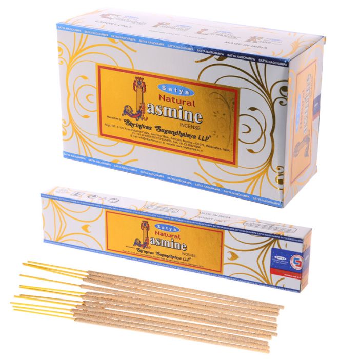 Natural Jasmijn - Satya Nag Champa Wierook Stokjes
