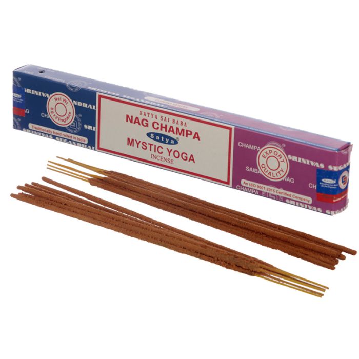 01325 Satya Nag Champa & Mystieke Yoga Wierook Stokjes