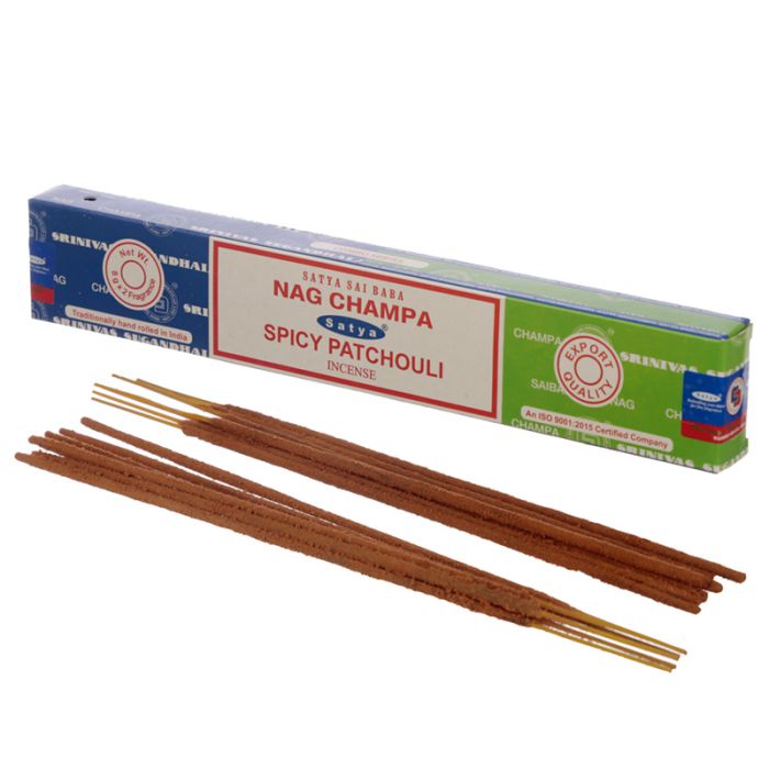 01335 Satya Nag Champa & Kruidige Patchouli Wierook Stokjes