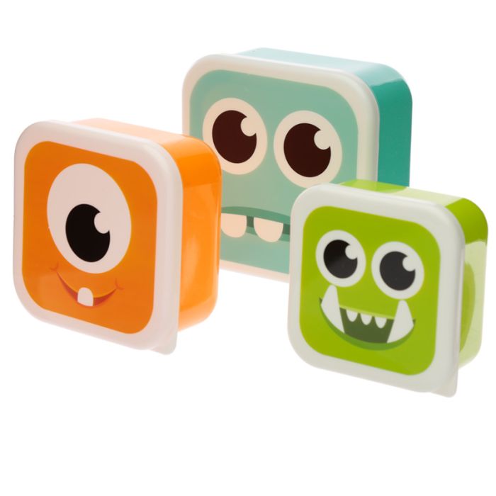 Set 3st Lunchbox S/M/L - Monstarz Monsters