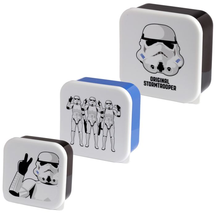Set 3 Lunch Box Snack Pots M/L/XL - Original Stormtrooper M/L/XL