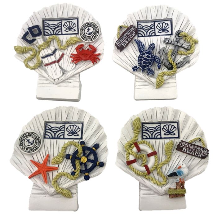Schelp Zee & Strand Souvenir Magneet
