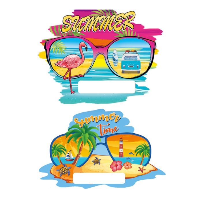 Zomertijd Zonnebril 3D Zee & Strand Souvenir Magneet 
