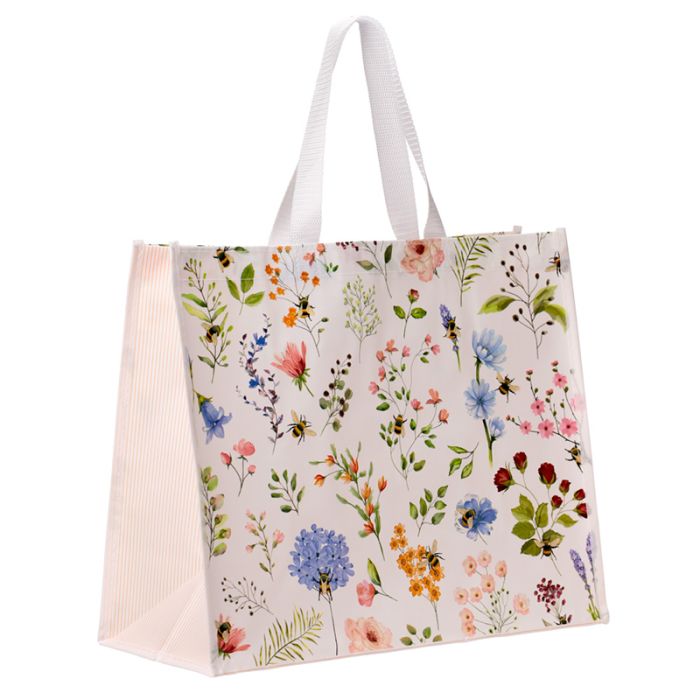 Nectar Meadows Bij Duurzame Shopper Tas