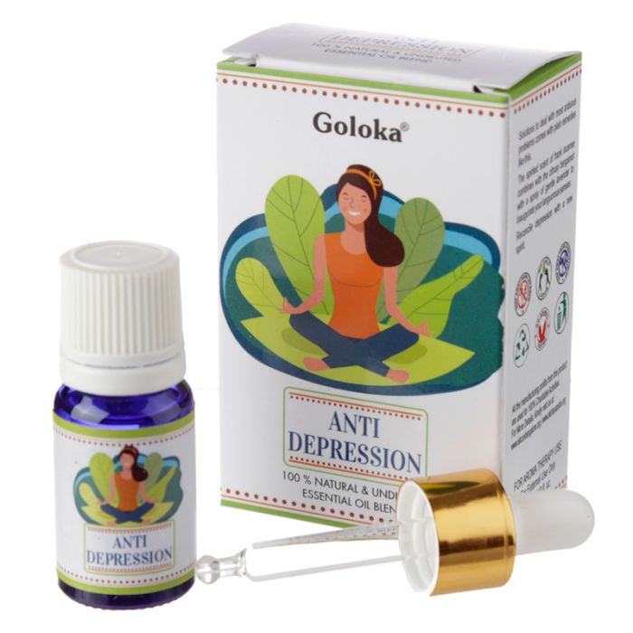 Tegen Depressie - Goloka Etherische Olie Mix 10ml