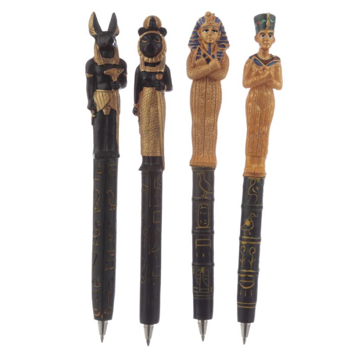 Nieuwe Egyptische Kunsthars Pen - Zwart