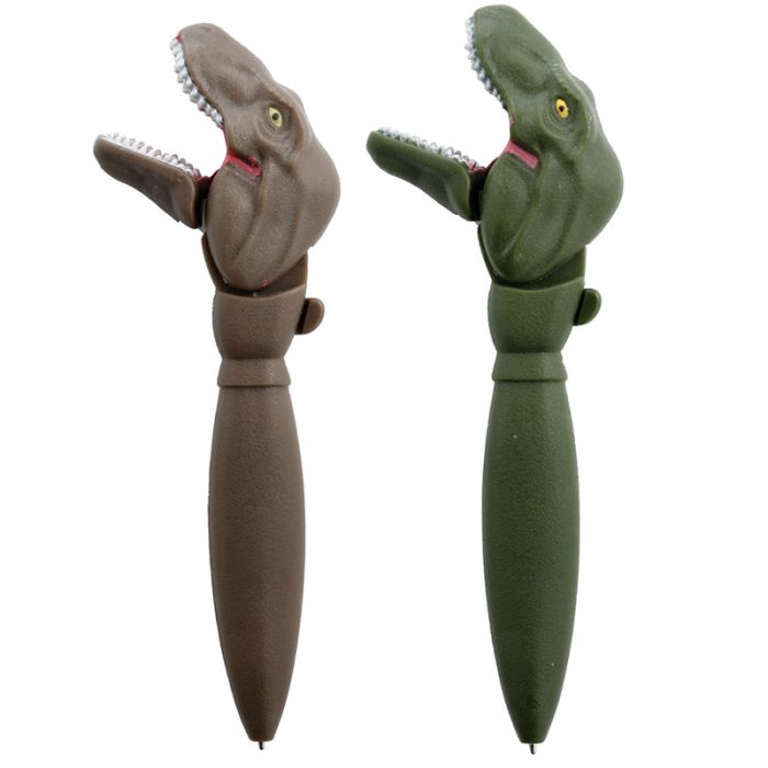 Dinosauria Dinosaurus Plastic Pen - Blauw