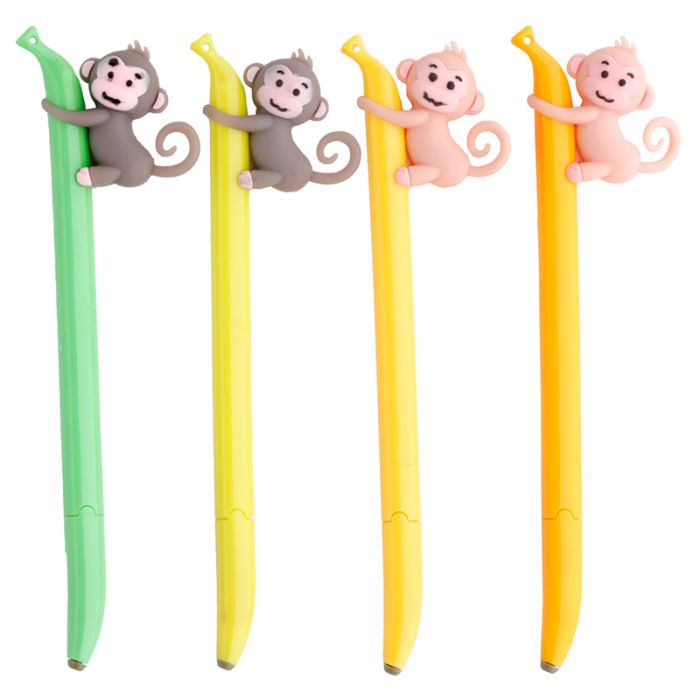 Banaan Aap Fijnschrijver Pen - Zwart
