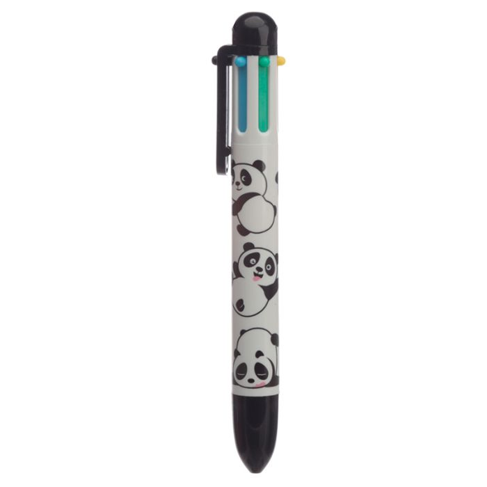 Panda Meerkleurige Pen (6 kleuren)
