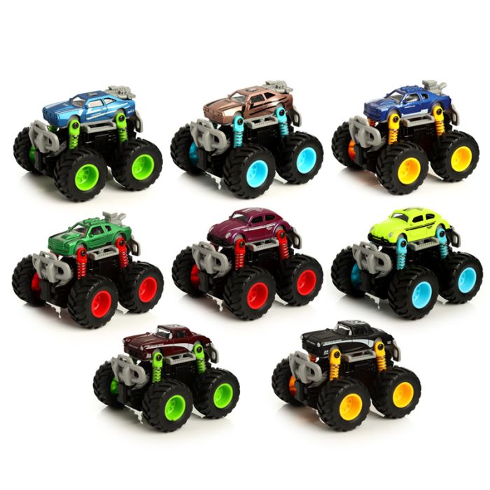 Terug-trek Diecast Monster Trucks