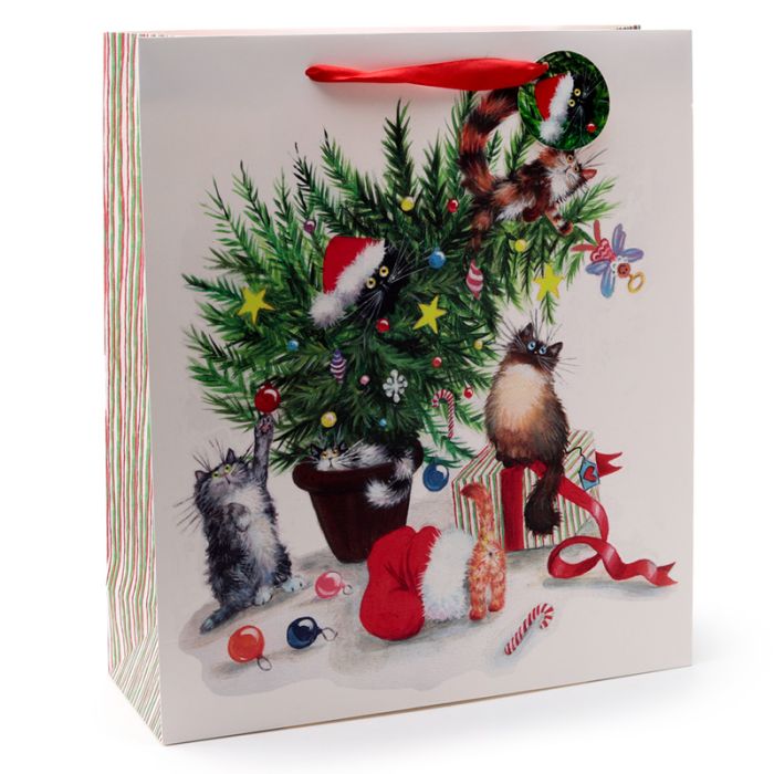 Kim Haskins Kerst Katten - Cadeautasje XL