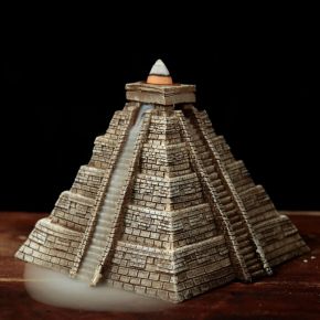 Azteekse Pyramide Backflow Wierookhouder Azteekse Pyramide Backflow Wierookhouder