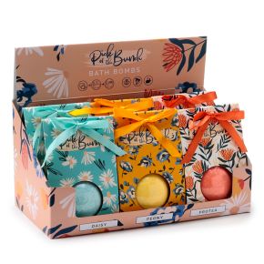 Bruisbal Gift Box - Pick of the Bunch Margriet, Pioenroos & Protea 