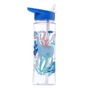 Eco Zeeleven Design Duurzame 550ml Waterfles Flip Straw