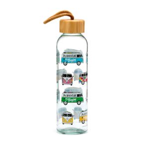 Volkswagen Busje VW T1 Summer & Surf 500ml Glazen Waterfles