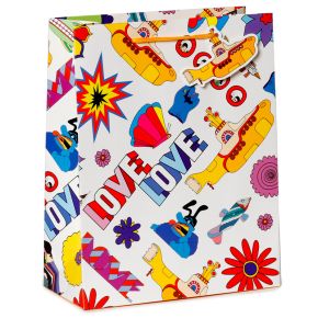 The Beatles Yellow Submarine LOVE - Cadeautasje Large