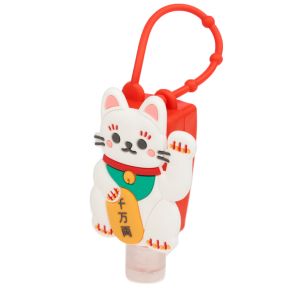 Desinfecterende Handgel met Maneki Neko Siliconen Hoes