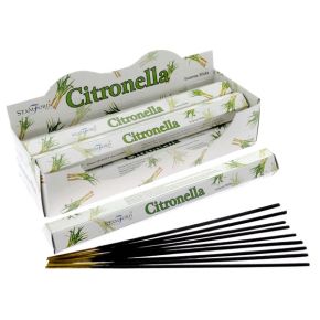 37120 Citronella - Stamford Premium Hex Wierook Stokjes