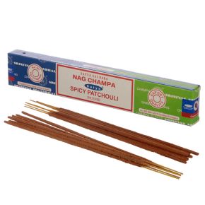 01335 Satya Nag Champa & Kruidige Patchouli Wierook Stokjes