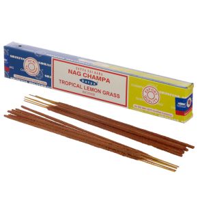 01339 Satya Nag Champa & Tropisch Citroengras Wierook Stokjes