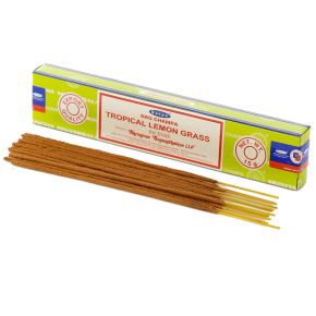 01366 Tropisch Citroengras - Satya Nag Champa Wierook Stokjes