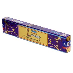 01444  Natural Lavender - Satya Nag Champa Wierook Stokjes