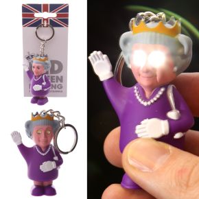 Koningin Licht Geluid (Rule Britannia) Sleutelhouder