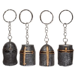 Middeleeuwse Ridder Helm Sleutelhanger