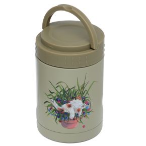 Kim Haskins Kat in Plantpot - Thermos Lunch Heet & Koud Lunchpot 500 ml